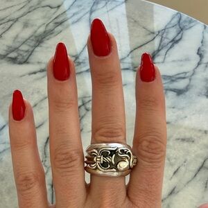 Chrome Hearts Dagger Heart Ring